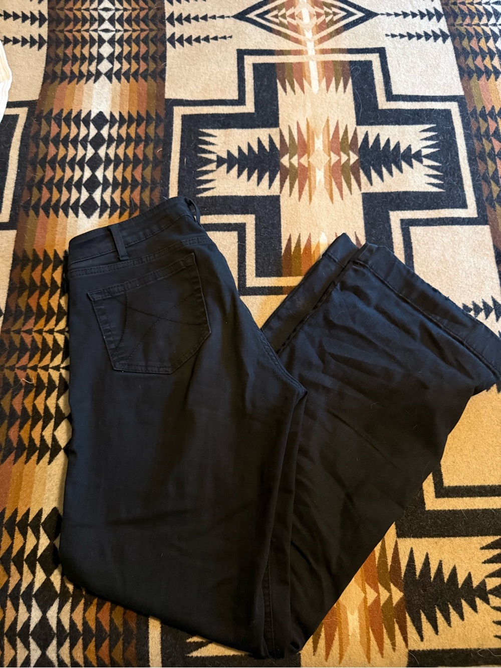Ariat Black Flare Wide-Leg Jeans